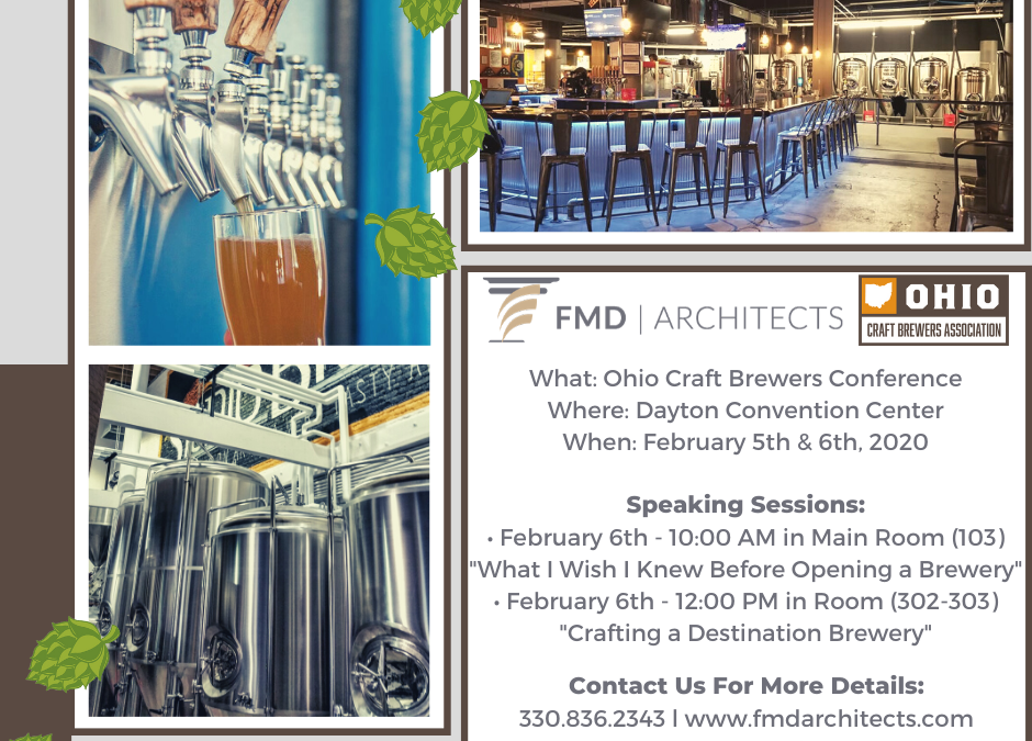FMD is a Sponsor at the 2020 Ohio Craft Brewers Conference