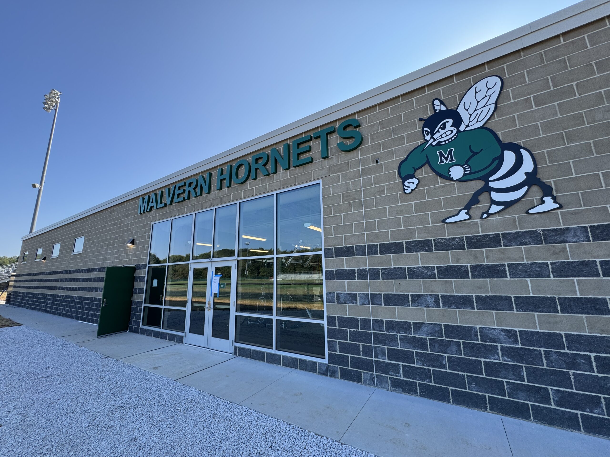 brown fieldhouse malvern hornets front door